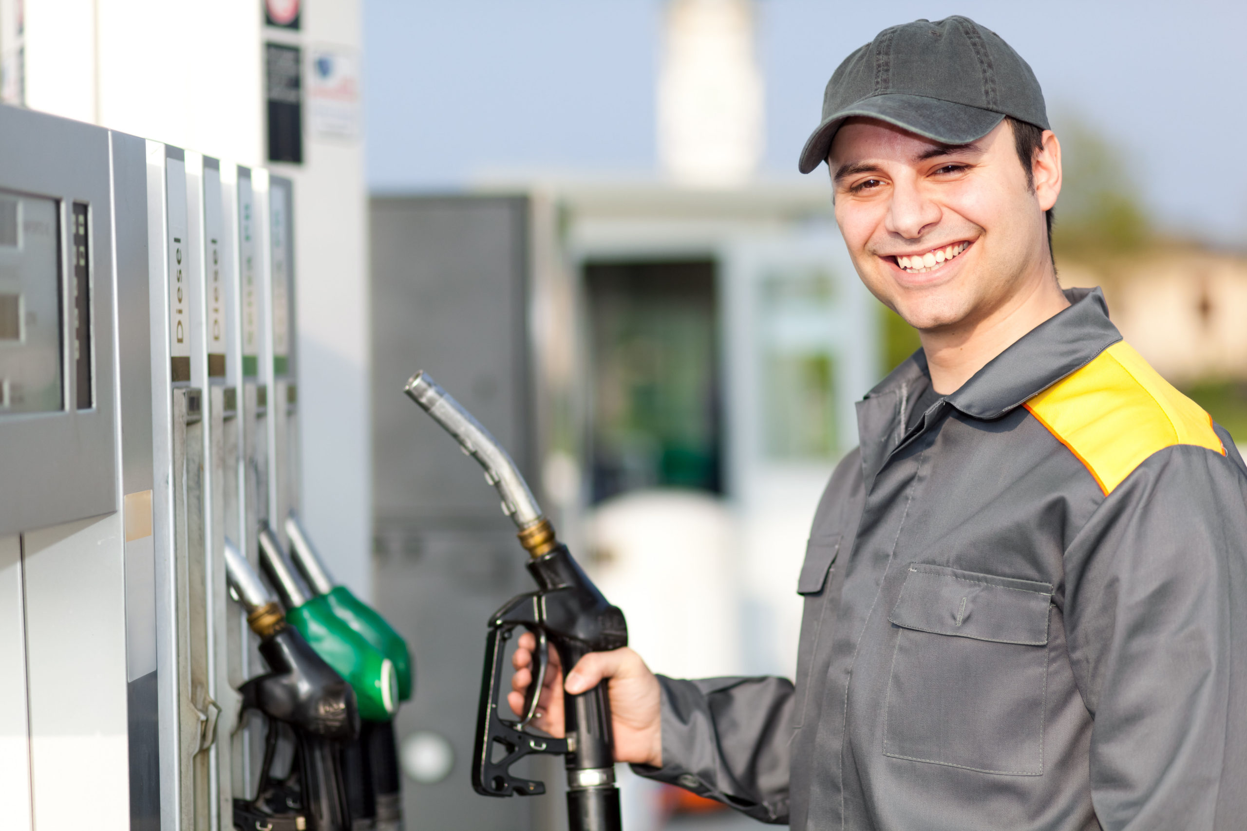 gas-station-attendant-editorial-image-image-23178645