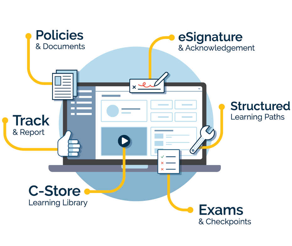 NACS Ad Laptop Graphic