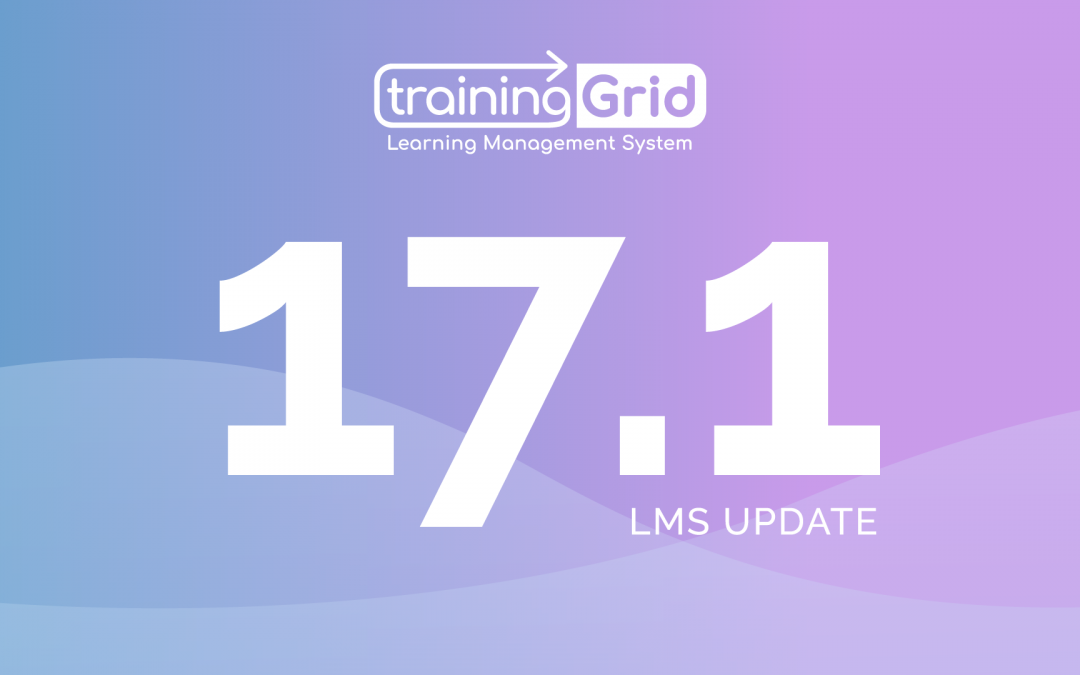 trainingGrid®​ 17.1 Release